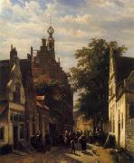 unknow artist European city landscape, street landsacpe, construction, frontstore, building and architecture. 166 oil painting reproduction